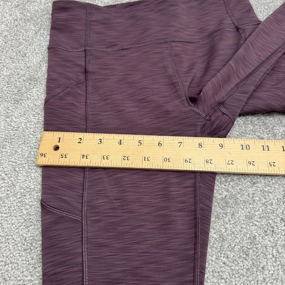 Lululemon Invigorate High Rise Compression Tight Leggings Womens 6 Purple W5QLS